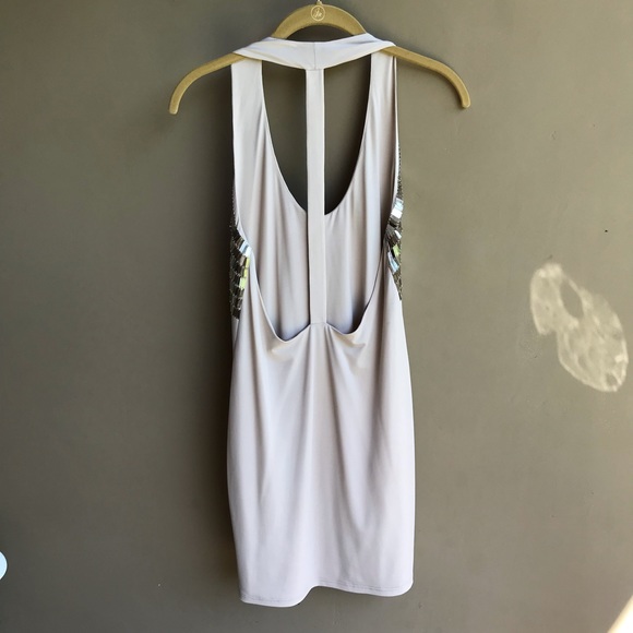 Like New Bebe Sequined Cocktail Dress - Picture 6 of 6